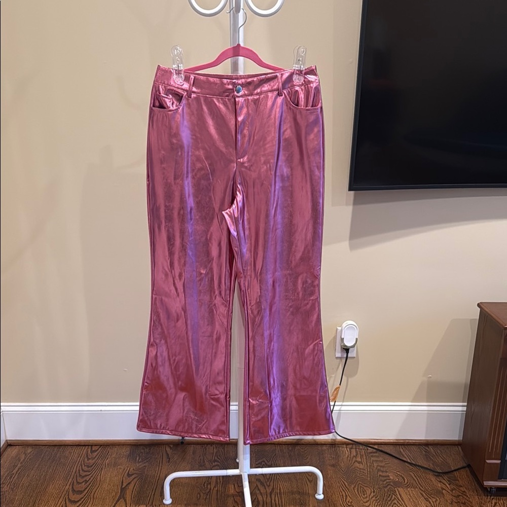 Shiny Pink Pants